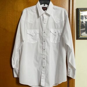 Men’s white western shirt